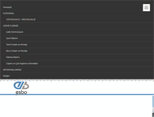 Tablet Screenshot of esbomuhendislik.com